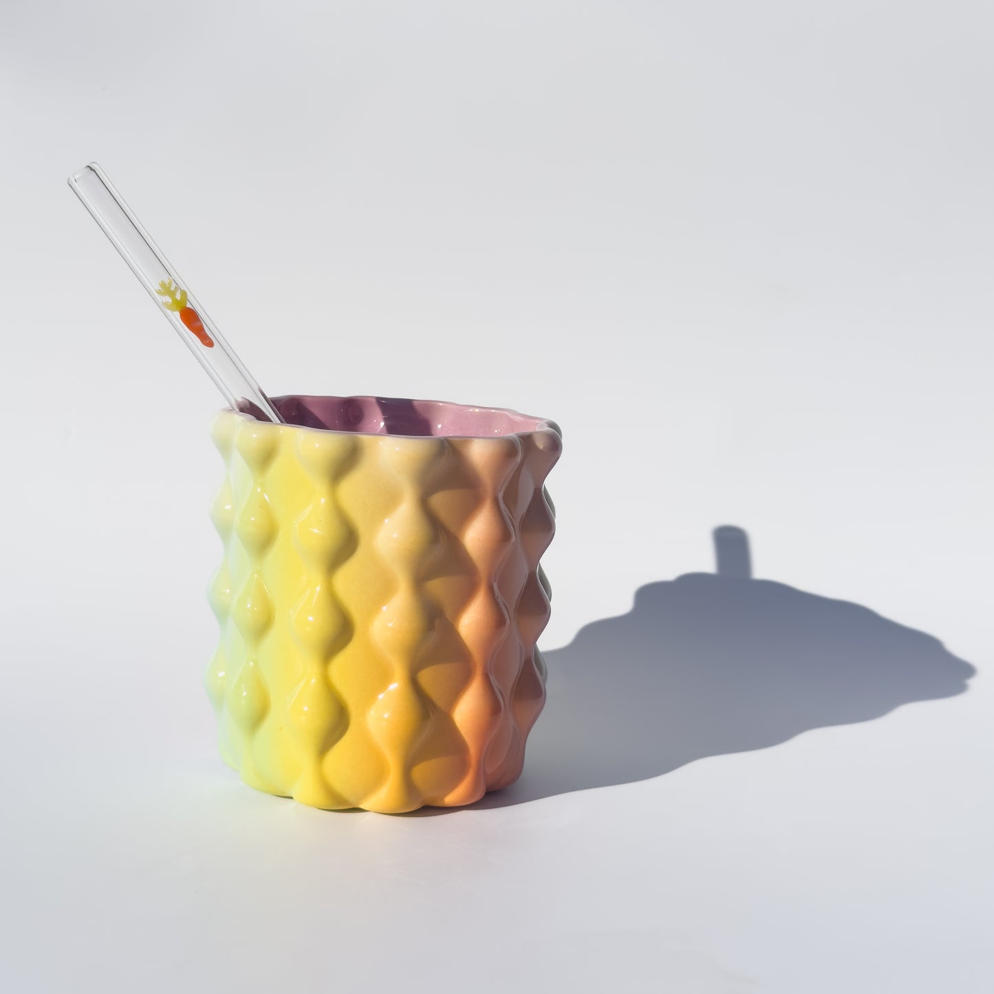 Glass Straw - Tiny Carrot