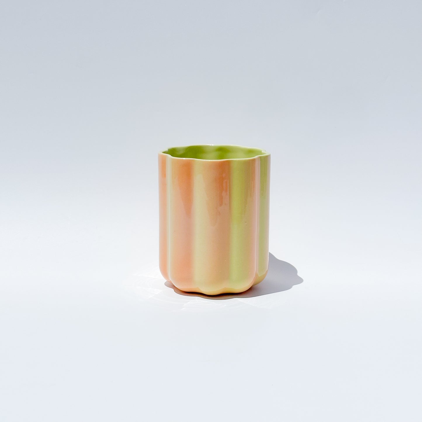 Smoothie Cup in Neon Melon