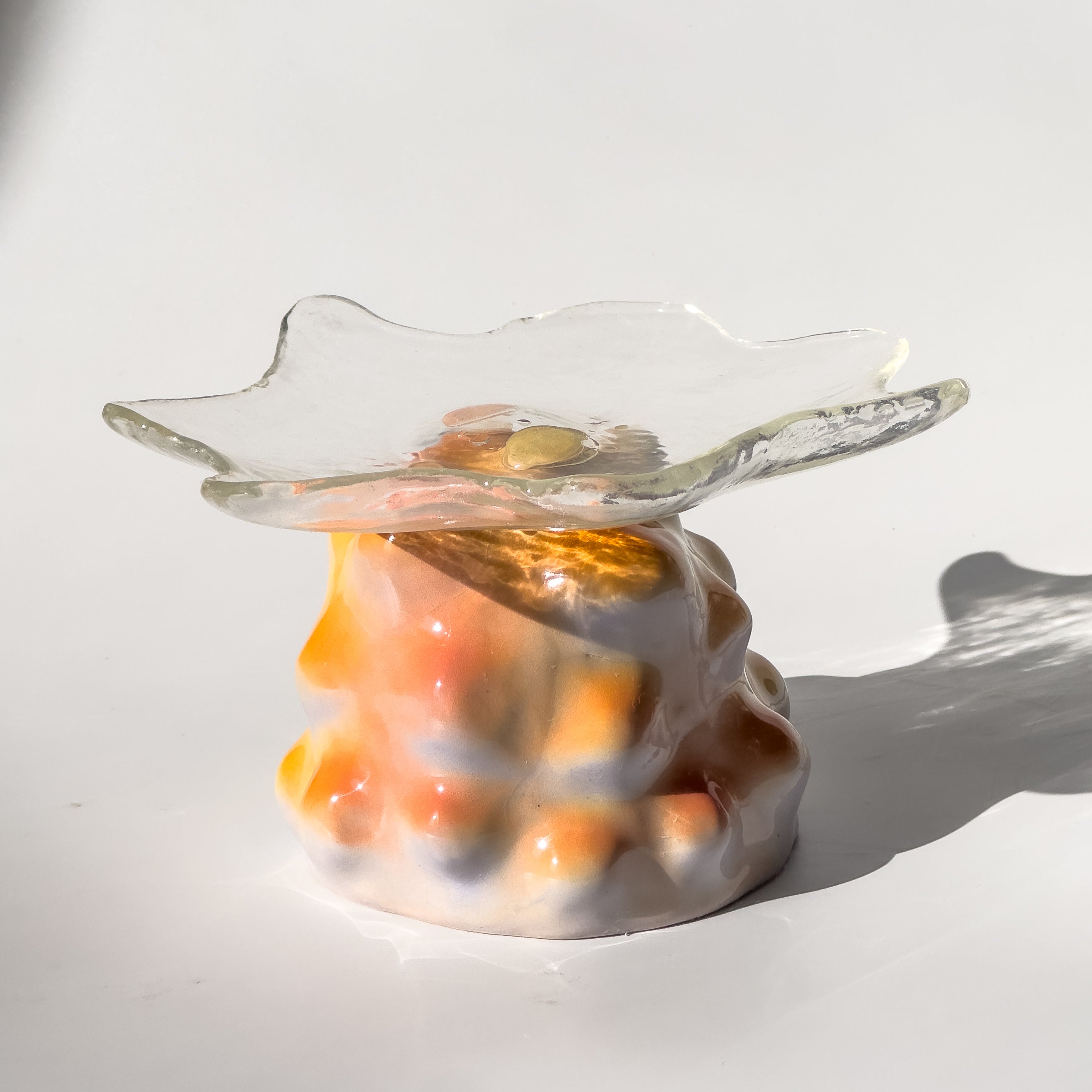 Sunset Pedestal Dish