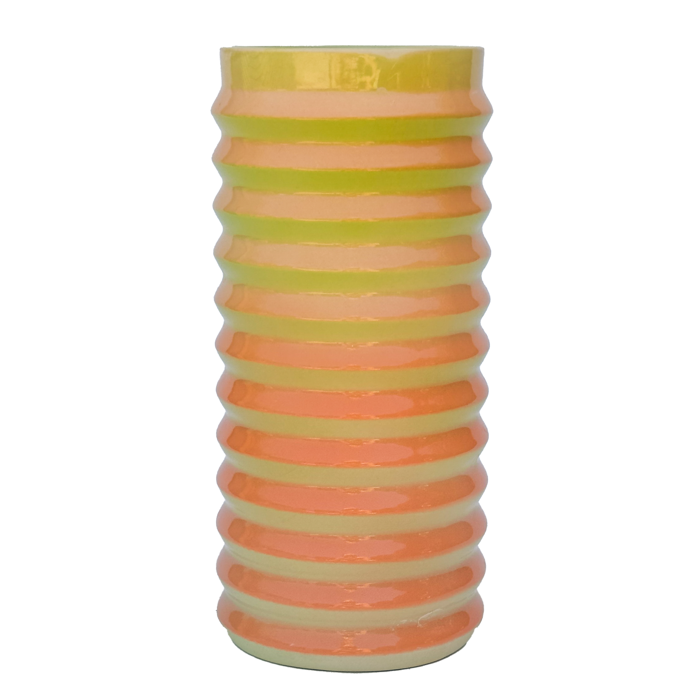 Wiggle Vase in Neon Melon