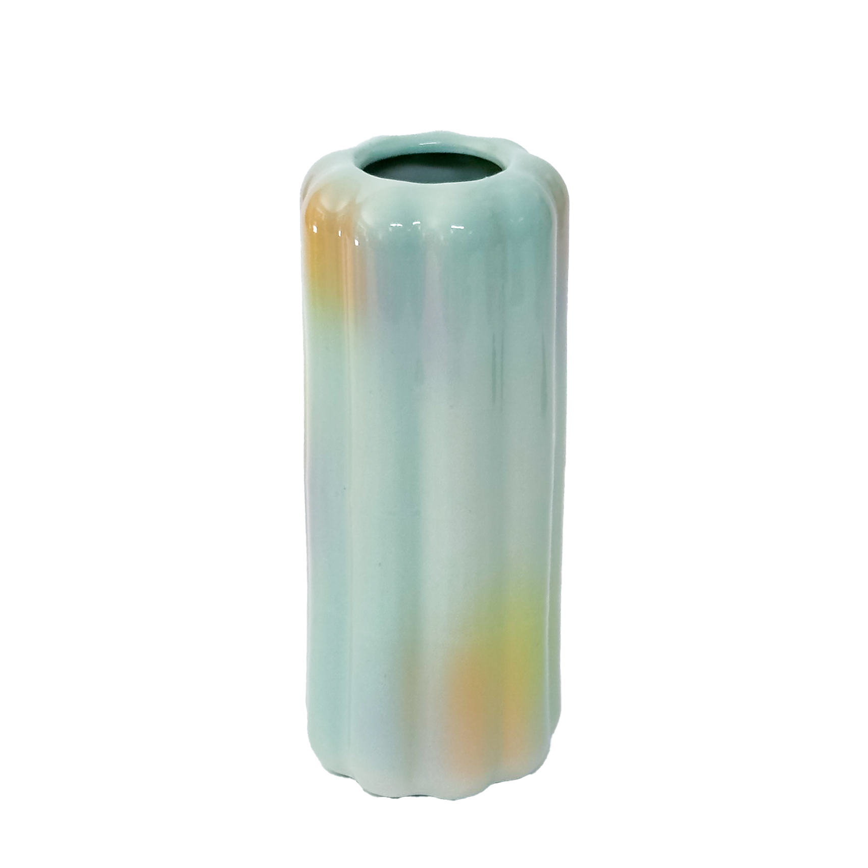 Re-Mixed Vase No. 4 in Seafoam Prism