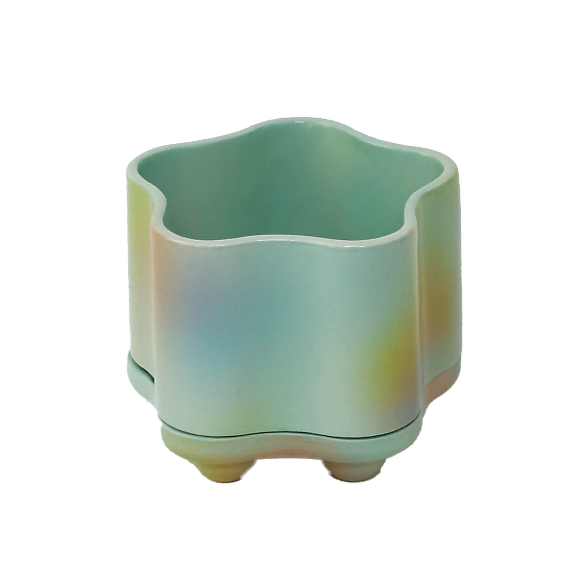 Udder Planter in Seafoam Prism