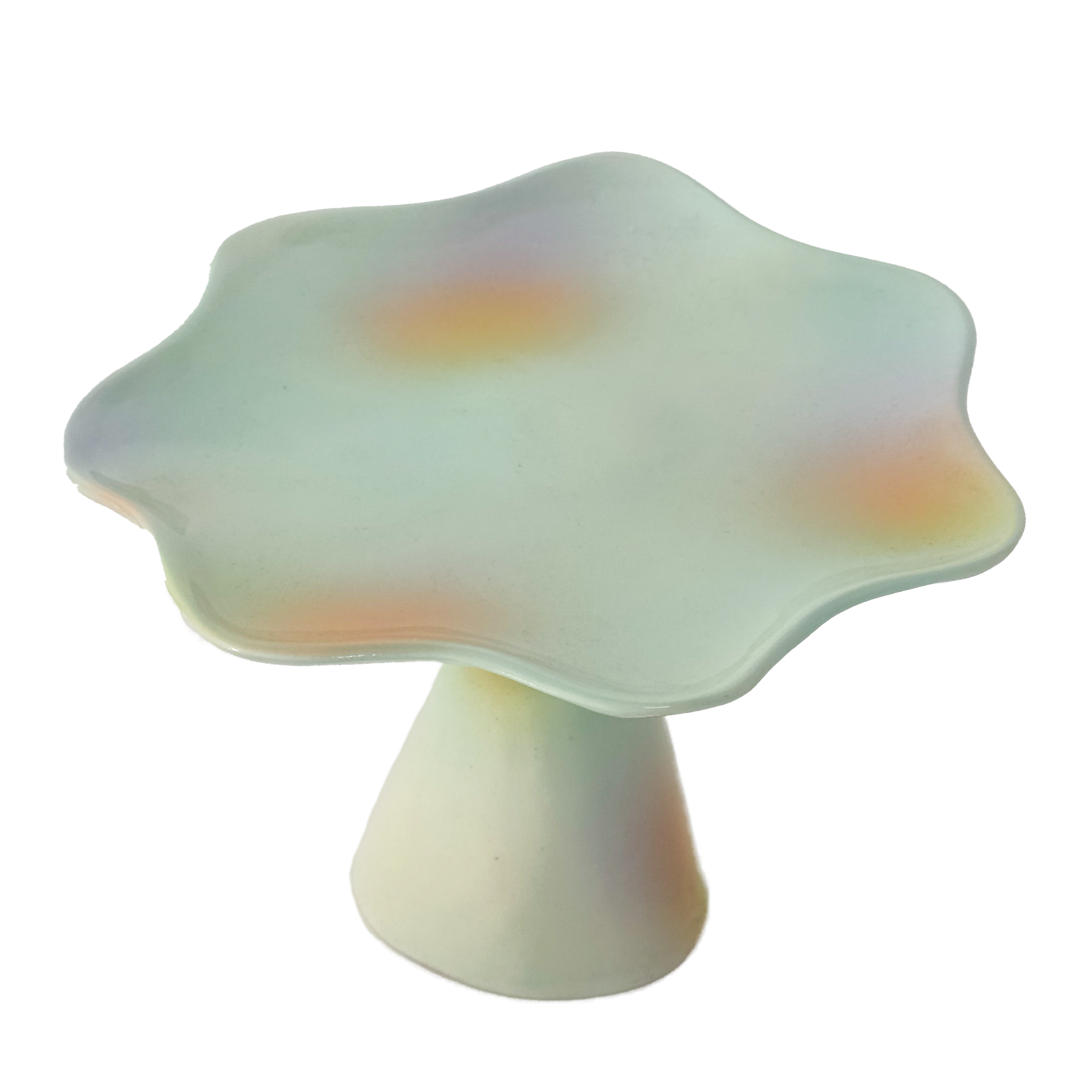 Cupcake Pedestal in Seafoam Prism
