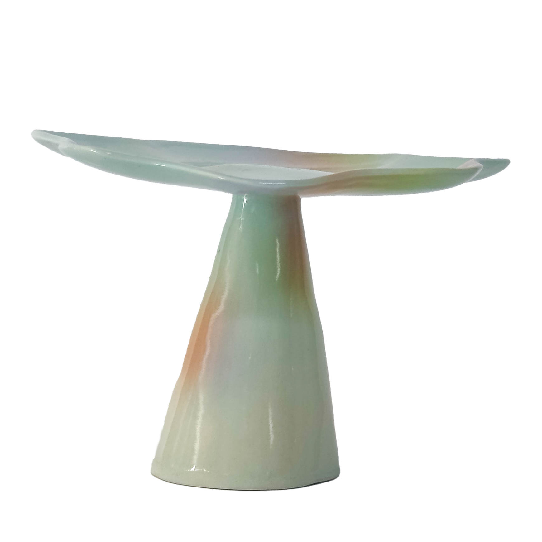 Cupcake Pedestal in Seafoam Prism