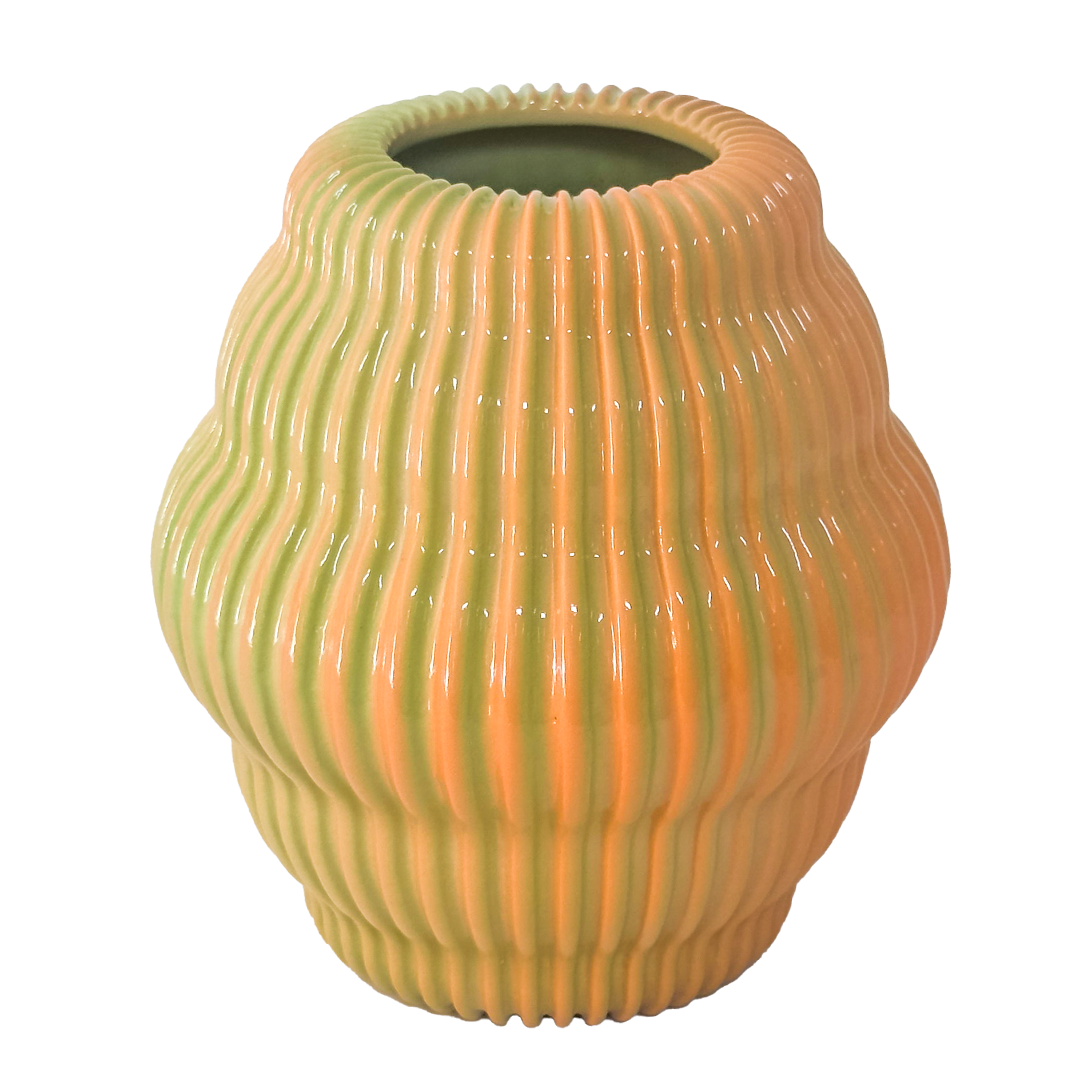 Re-Mixed Vase No. 5 in Melon