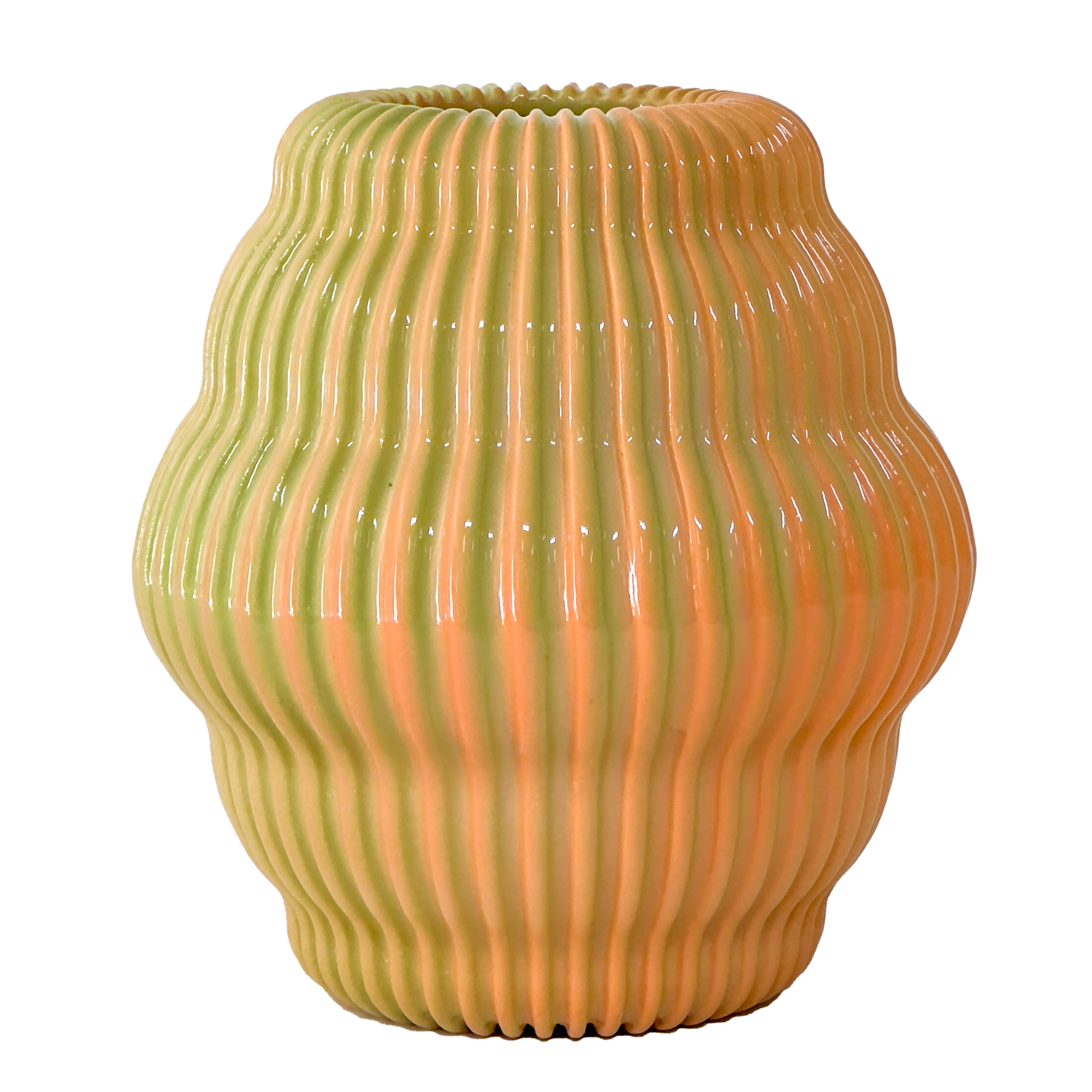 Re-Mixed Vase No. 5 in Melon