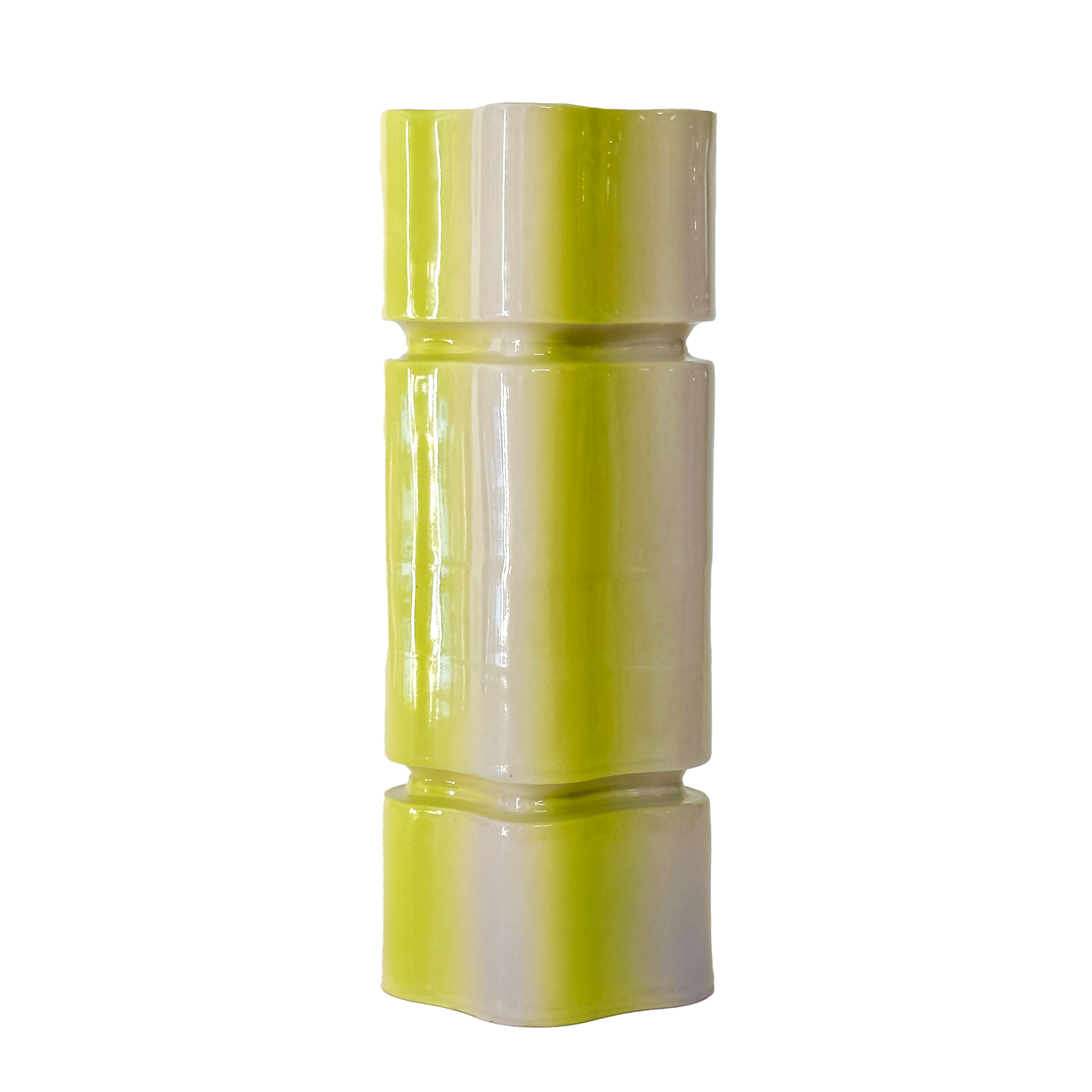 Re-Mixed Vase No. 6 in Honeydew