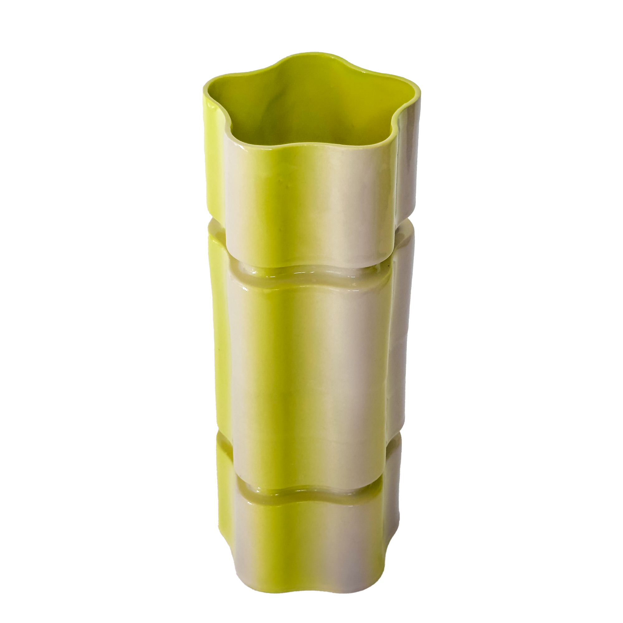 Re-Mixed Vase No. 6 in Honeydew