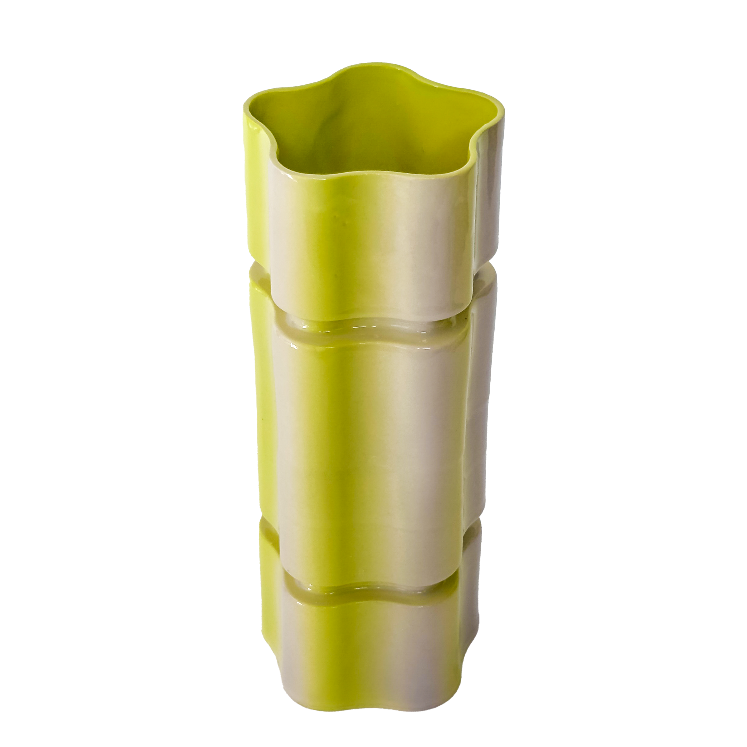 Re-Mixed Vase No. 6 in Honeydew