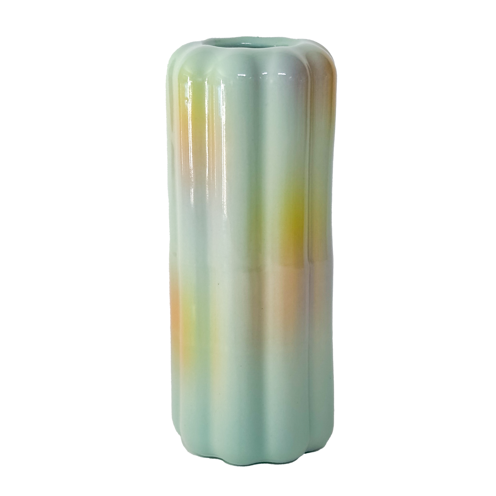 Re-Mixed Vase No. 4 in Seafoam Prism