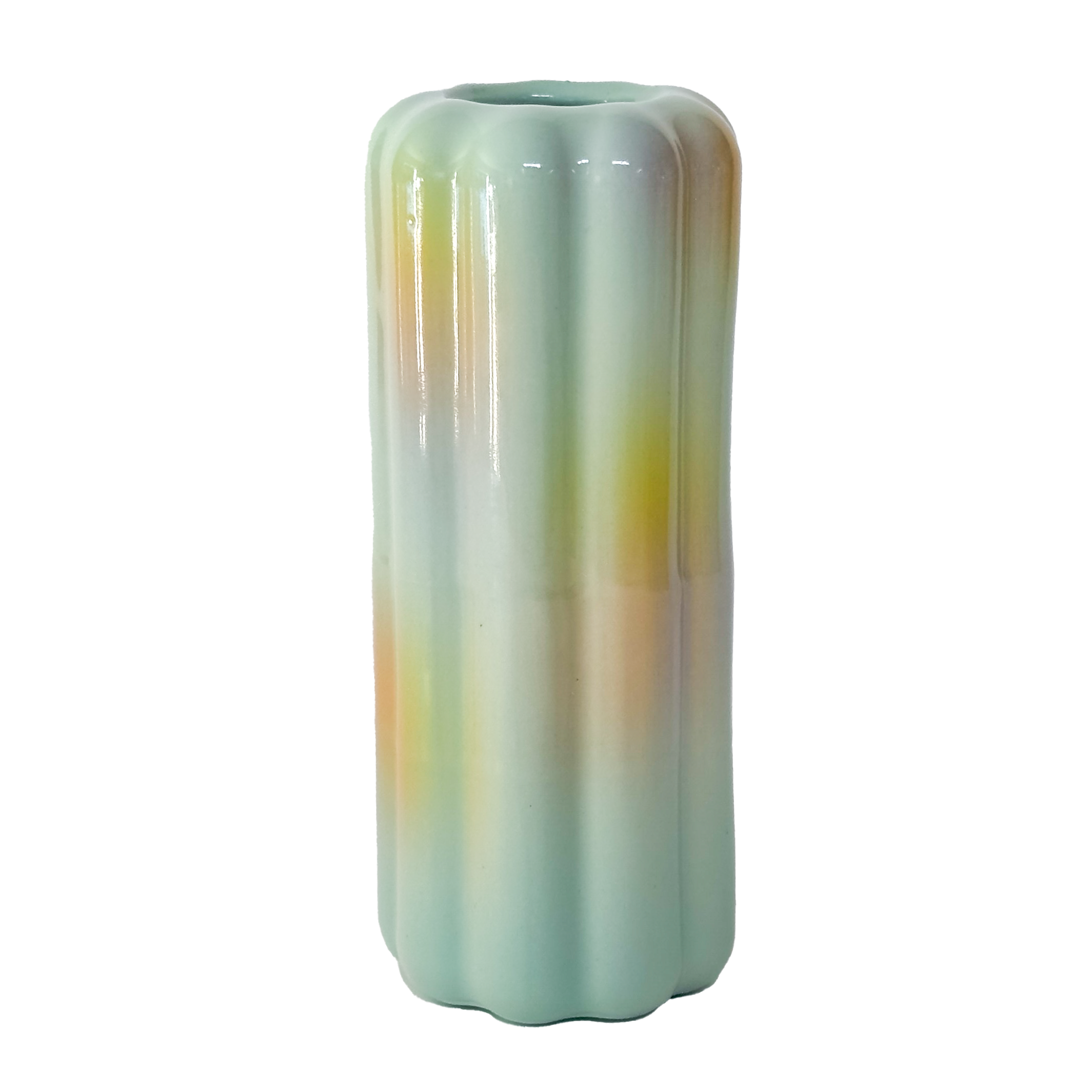 Re-Mixed Vase No. 4 in Seafoam Prism