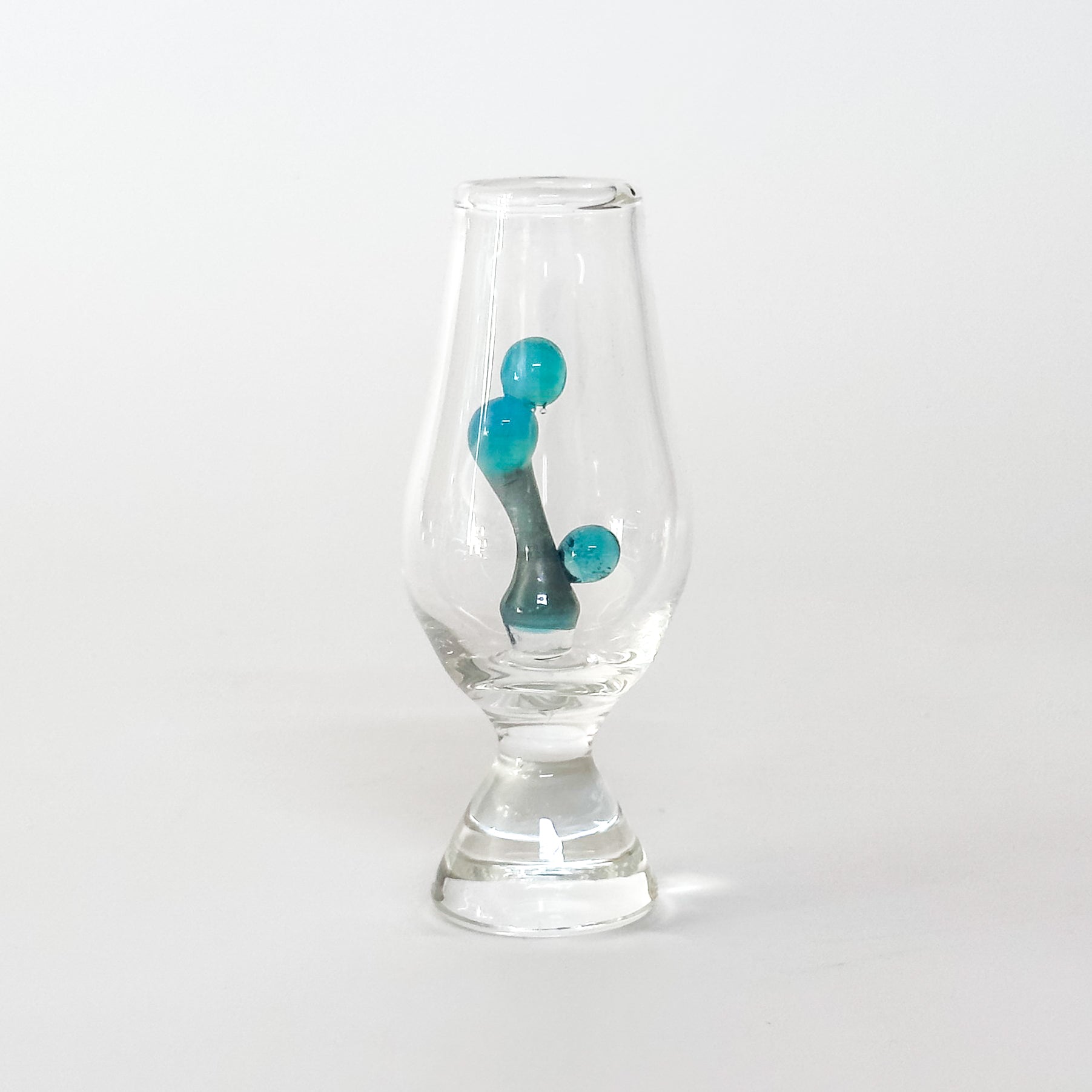 Lava Lamp Shot Glass (Second) in Turquoise