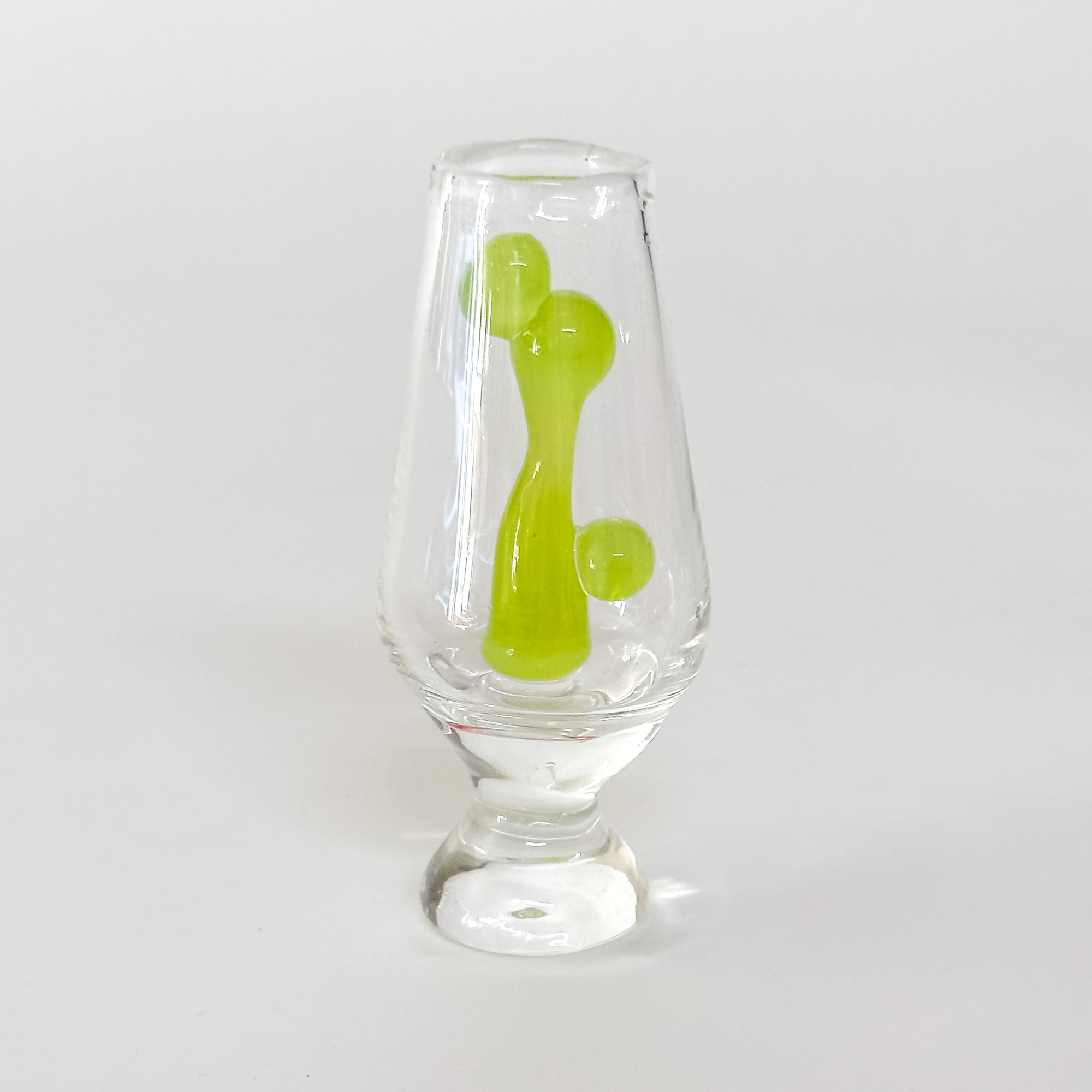 Lava Lamp Shot Glass in Lime