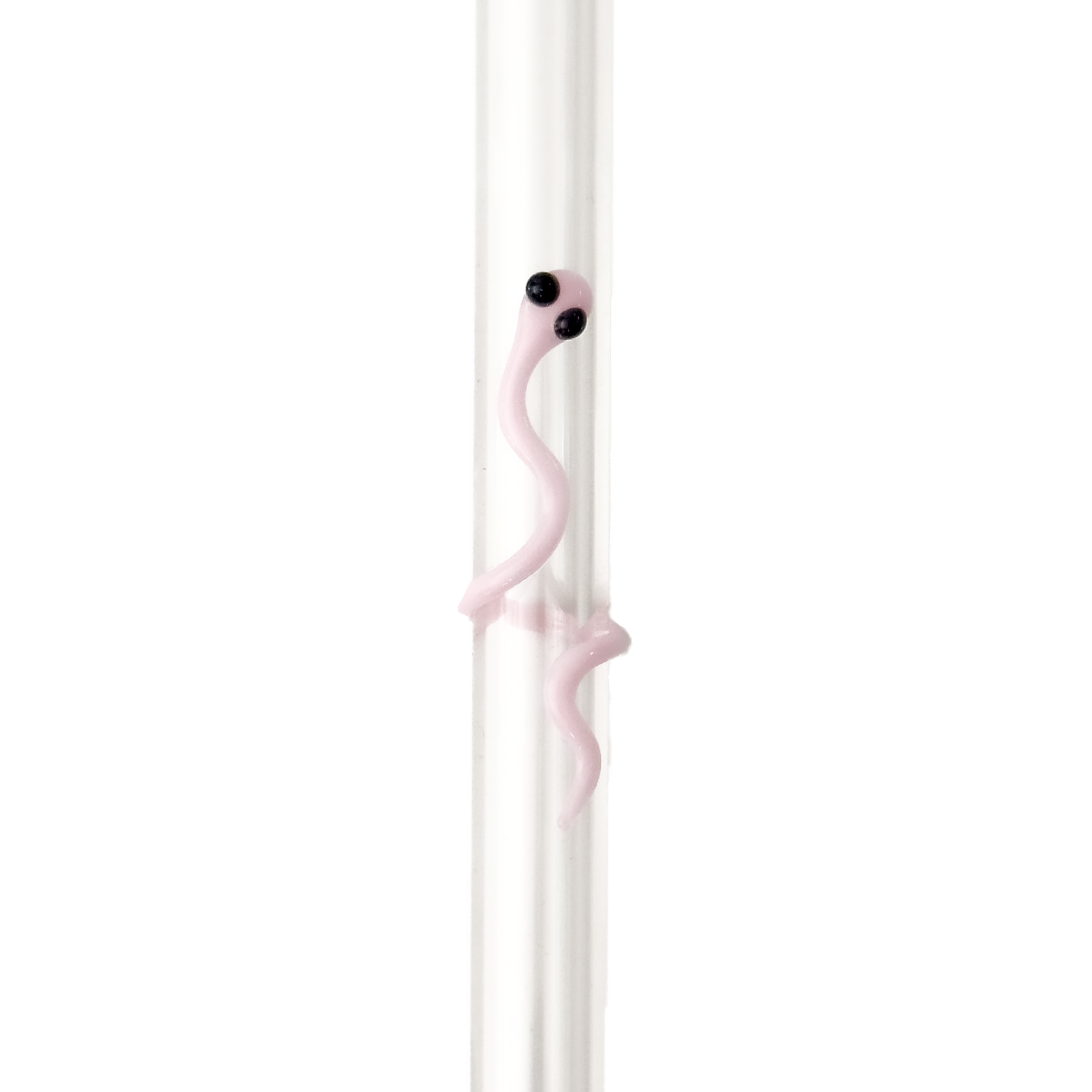 Glass Straw - Worm