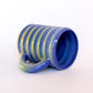 Wiggle Mug in Cobalt Rainbow