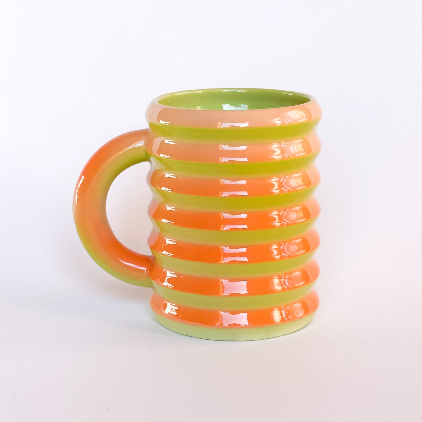 Wiggle Mug in Neon Melon