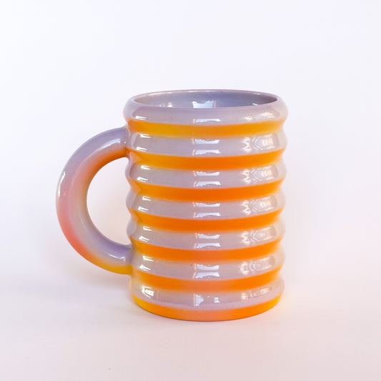 Wiggle Mug in Iridescent Sunset