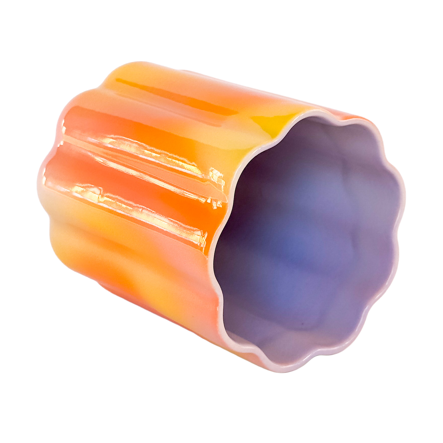 Smoothie Cup in Iridescent Sunset