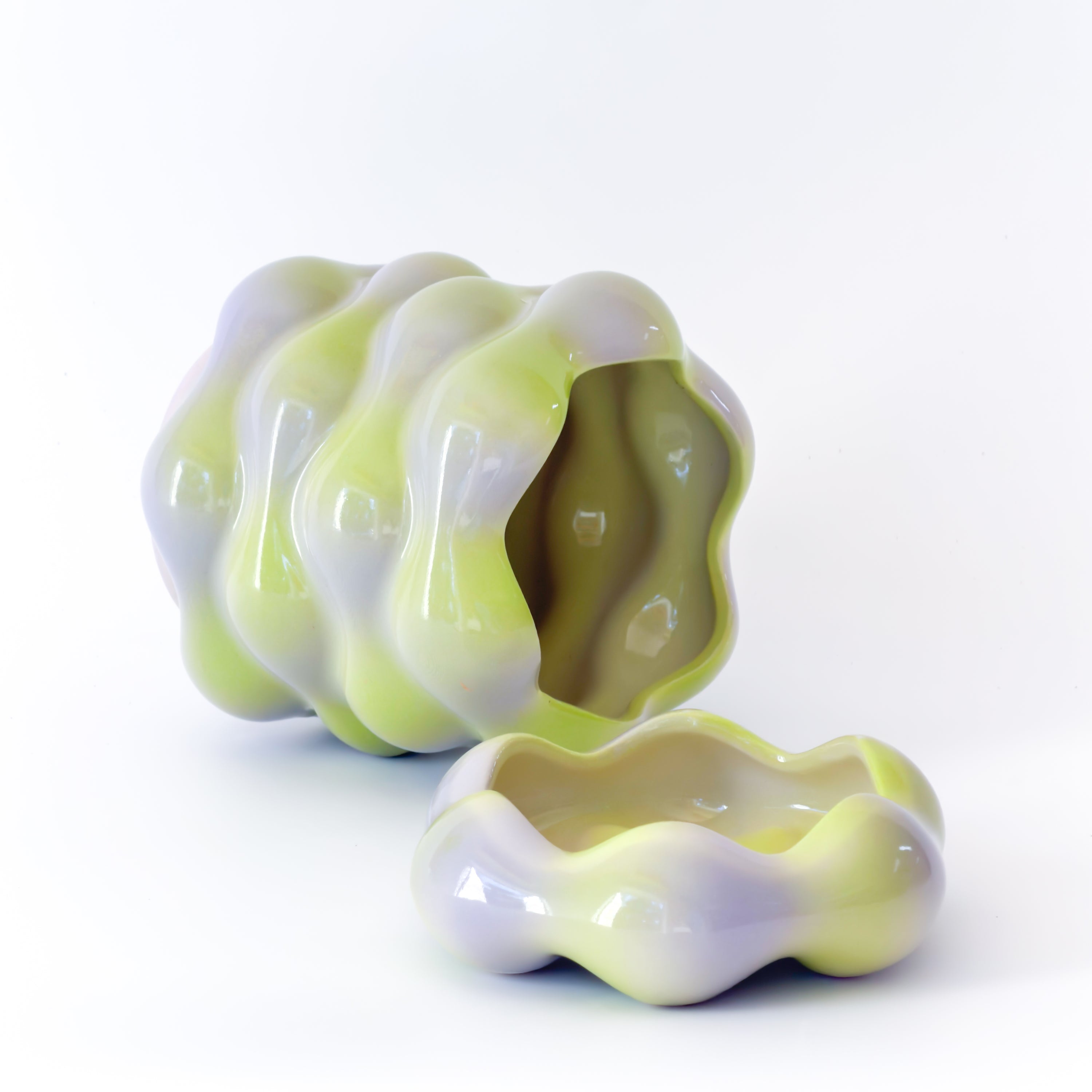 High Tide Planter in Honeydew