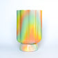 XL Pedestal Planter in Iridescent Rainbow