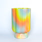 XL Pedestal Planter in Iridescent Rainbow