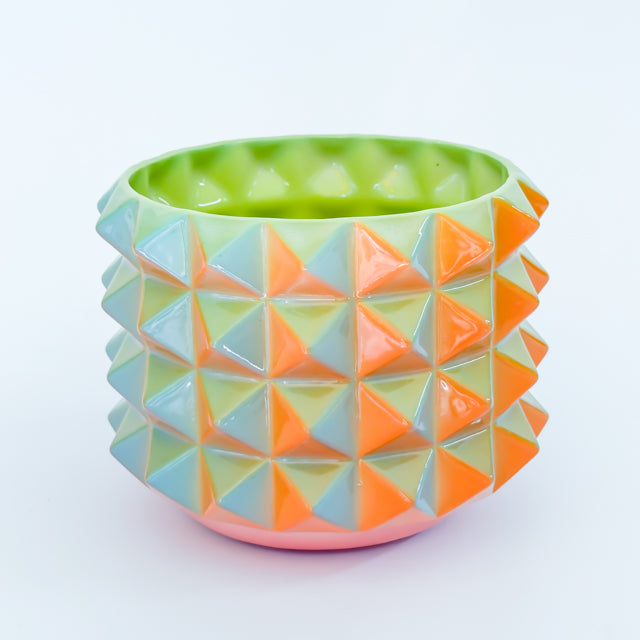 Prism Planter in Prismatic Carrot