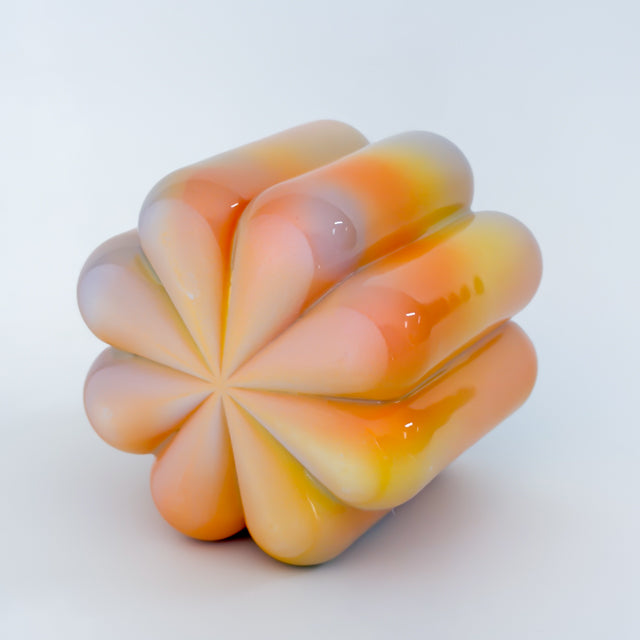 Scallop Planter in Iridescent Sunset