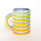 Wiggle Mug in Cornflower Rainbow