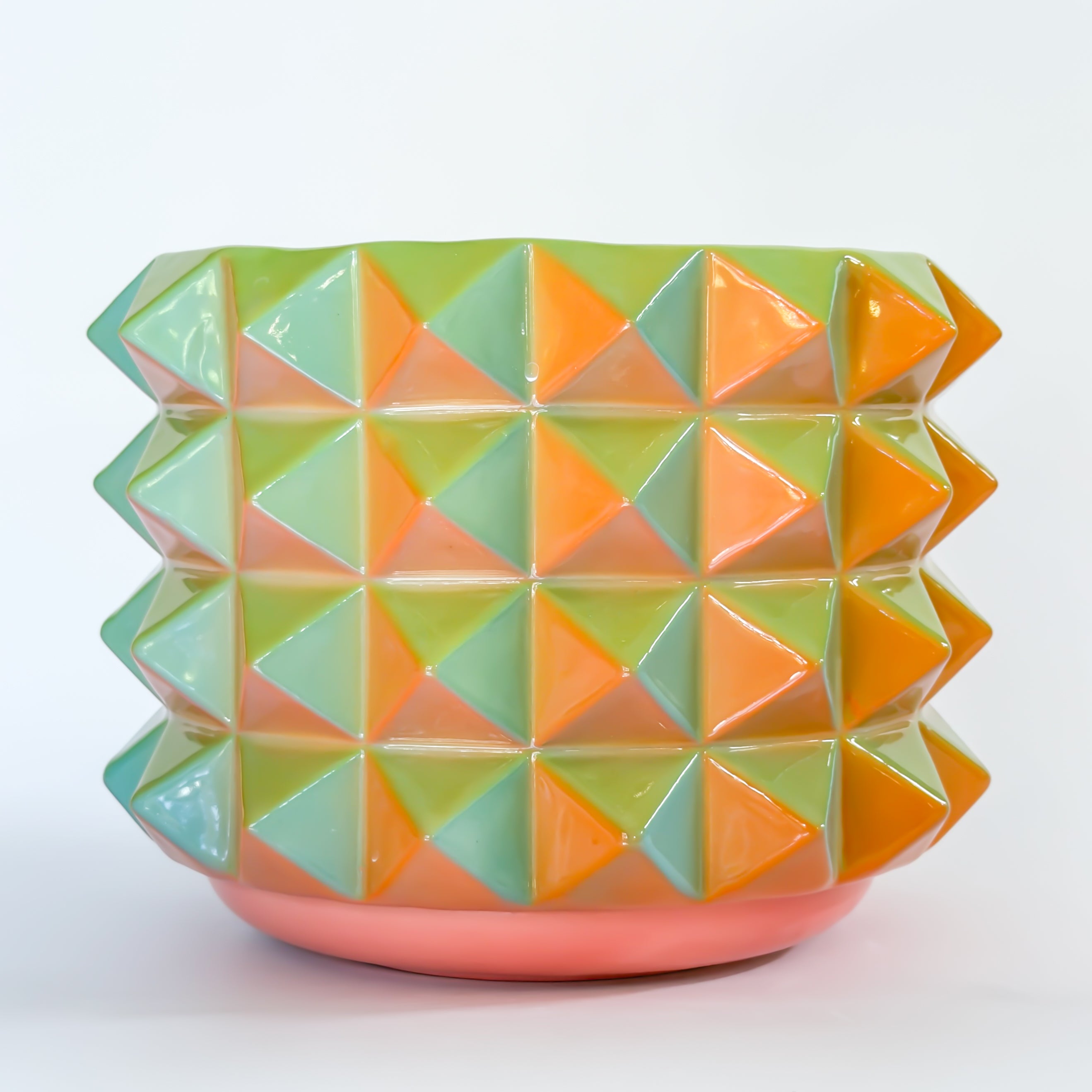 XL Prism Planter in Prismatic Carrot