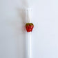 Glass Straw - Strawberries