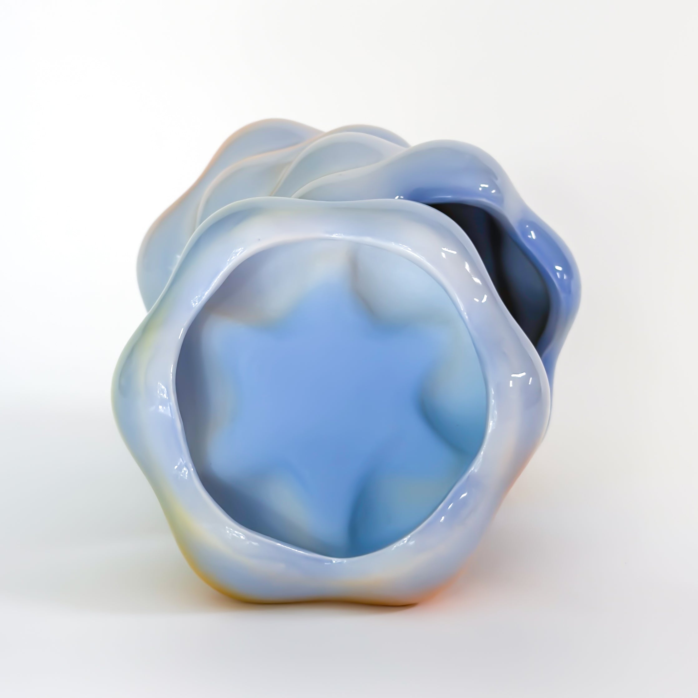 High Tide Planter in Rainbow Blue