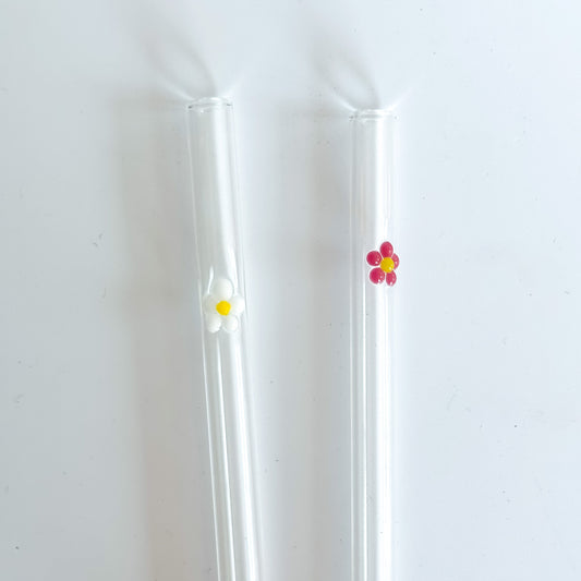 Glass Straw - Daisy