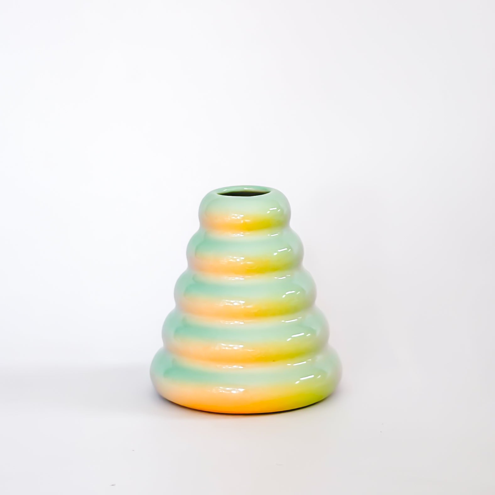 Buddy Vase in Seafoam Prism