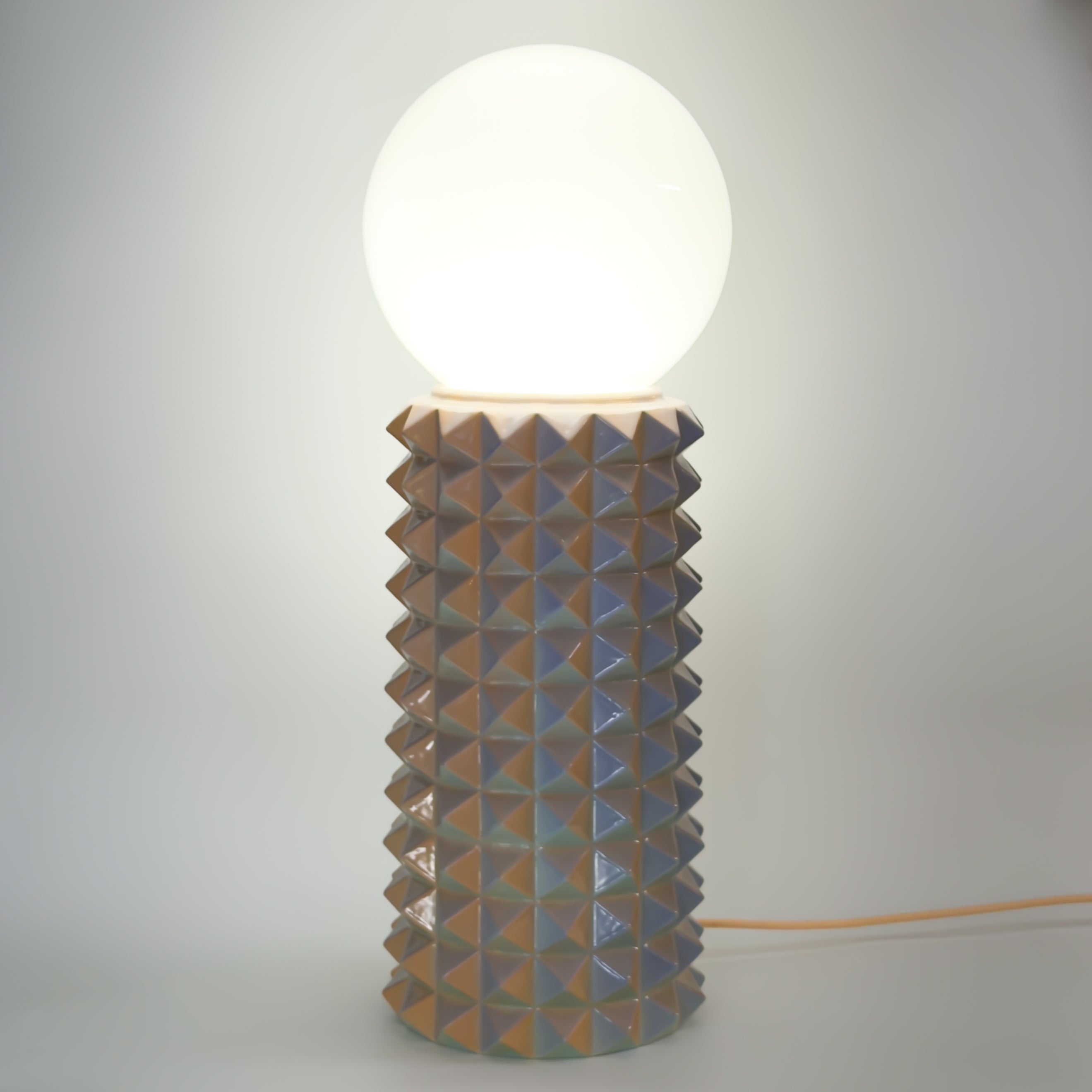 Prismatic Floor Lamp in Opalite