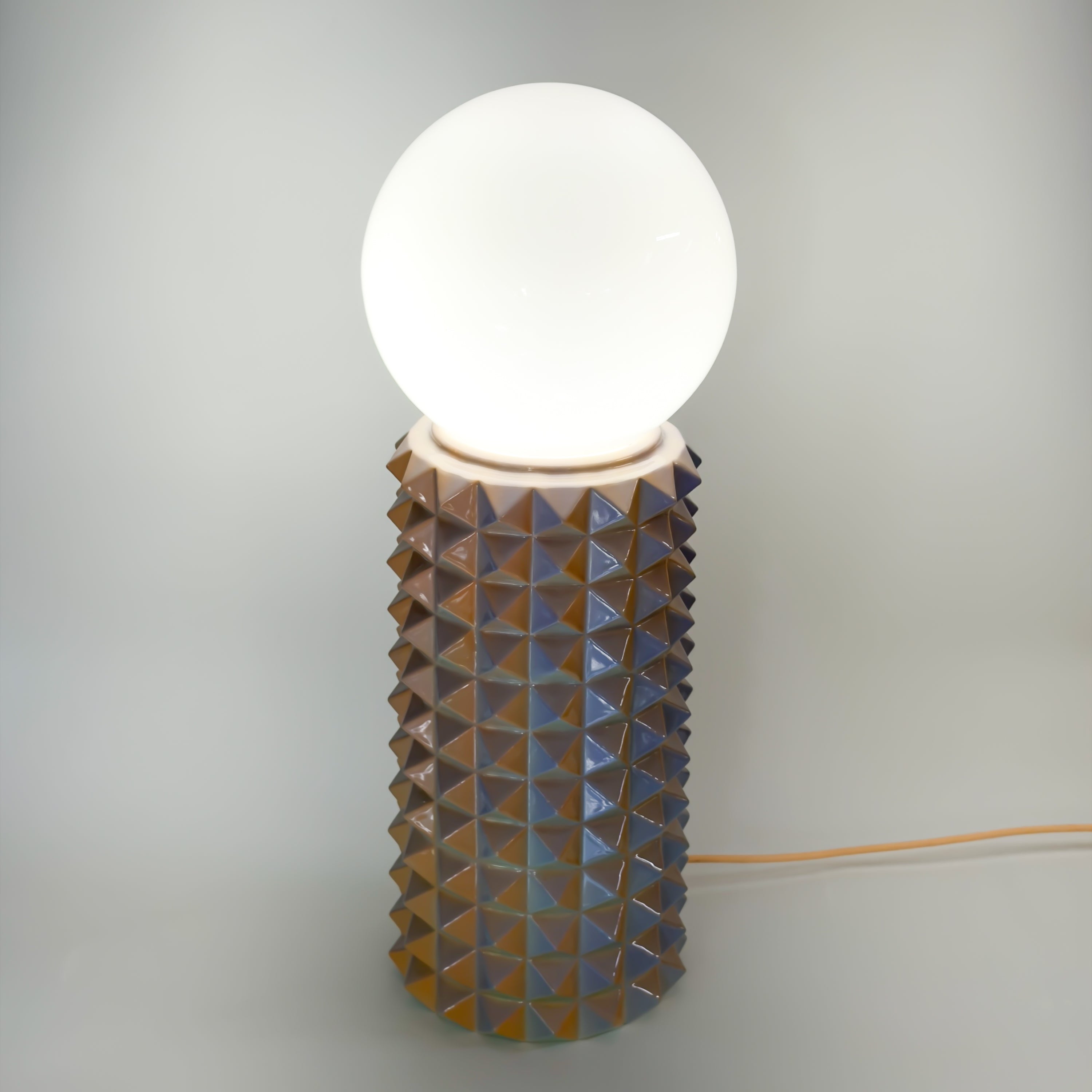 Prismatic Floor Lamp in Opalite