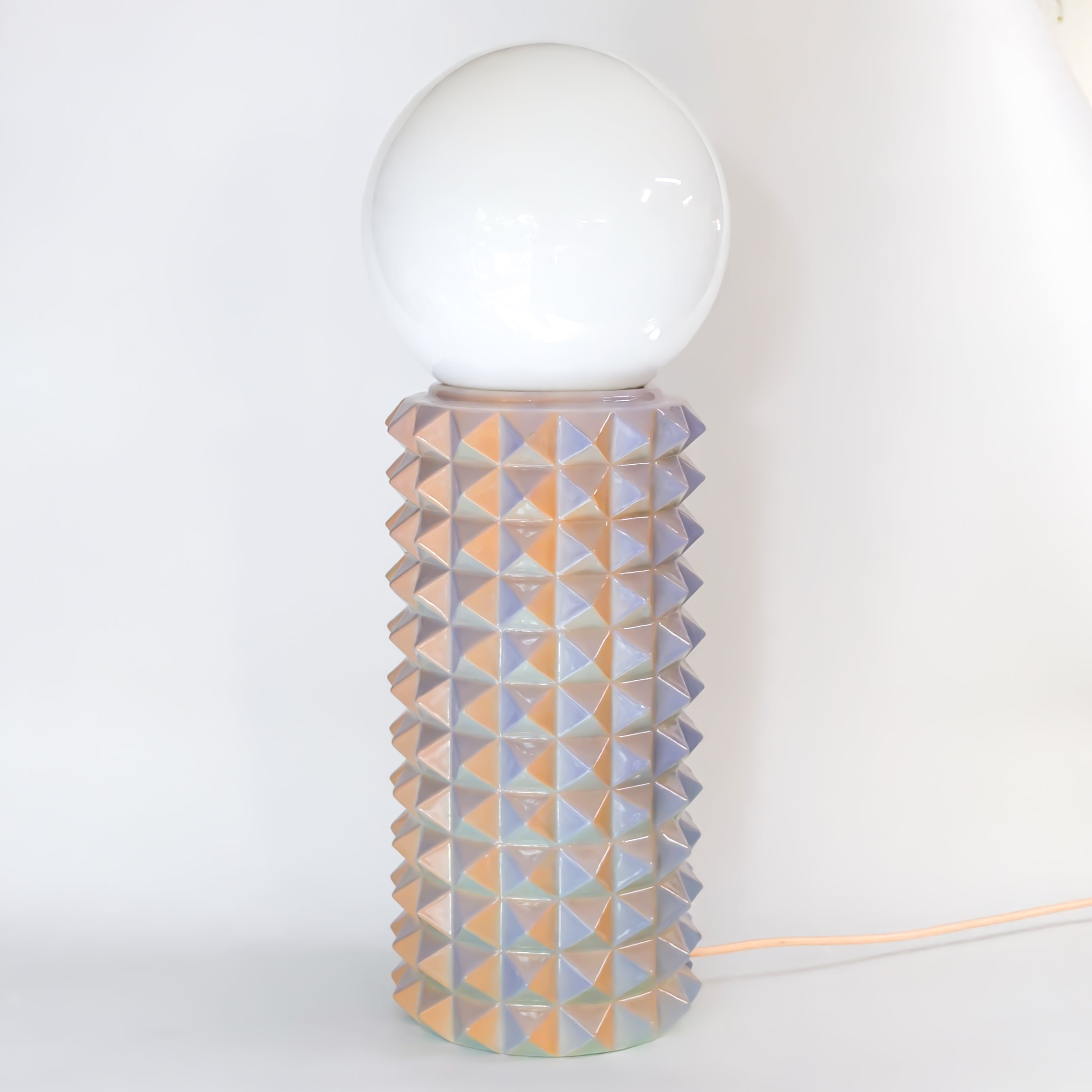 Prismatic Floor Lamp in Opalite