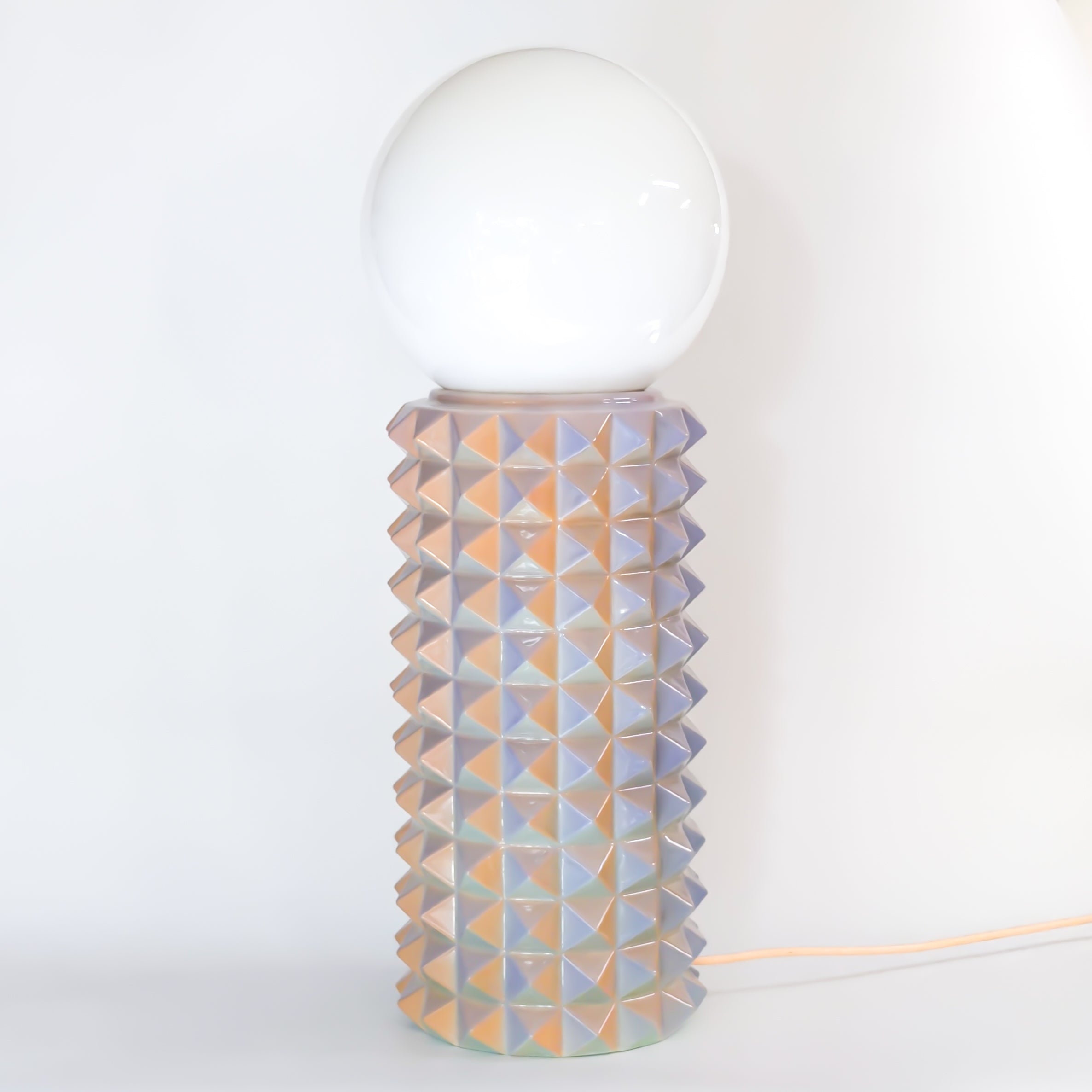 Prismatic Floor Lamp in Opalite