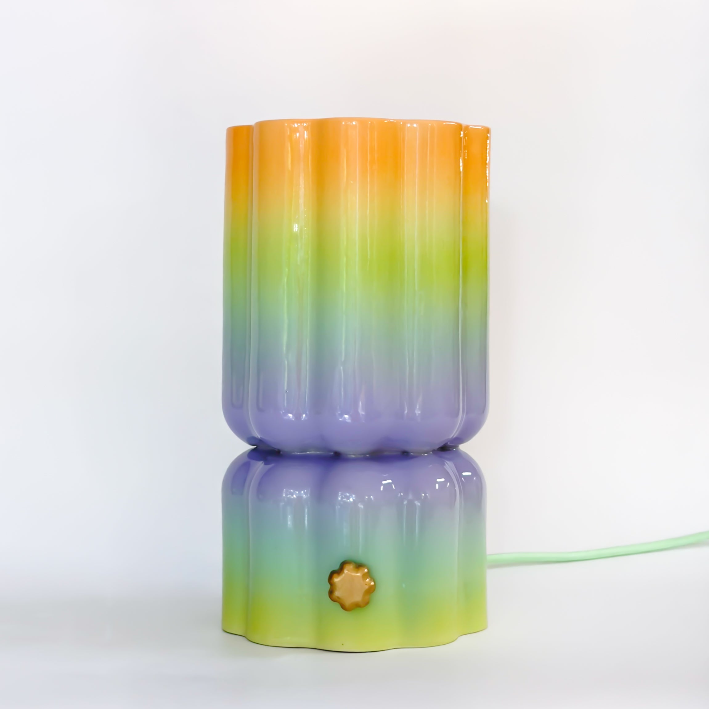 Hourglass Smoothie Lamp in Opalite