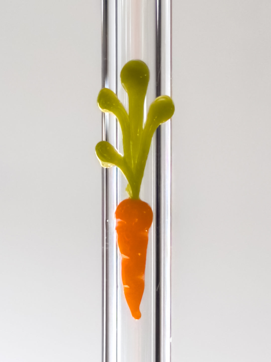 Glass Straw- Carrot