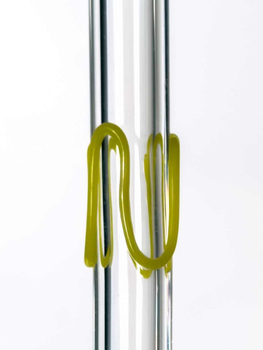 Glass Straws - Lime Wave