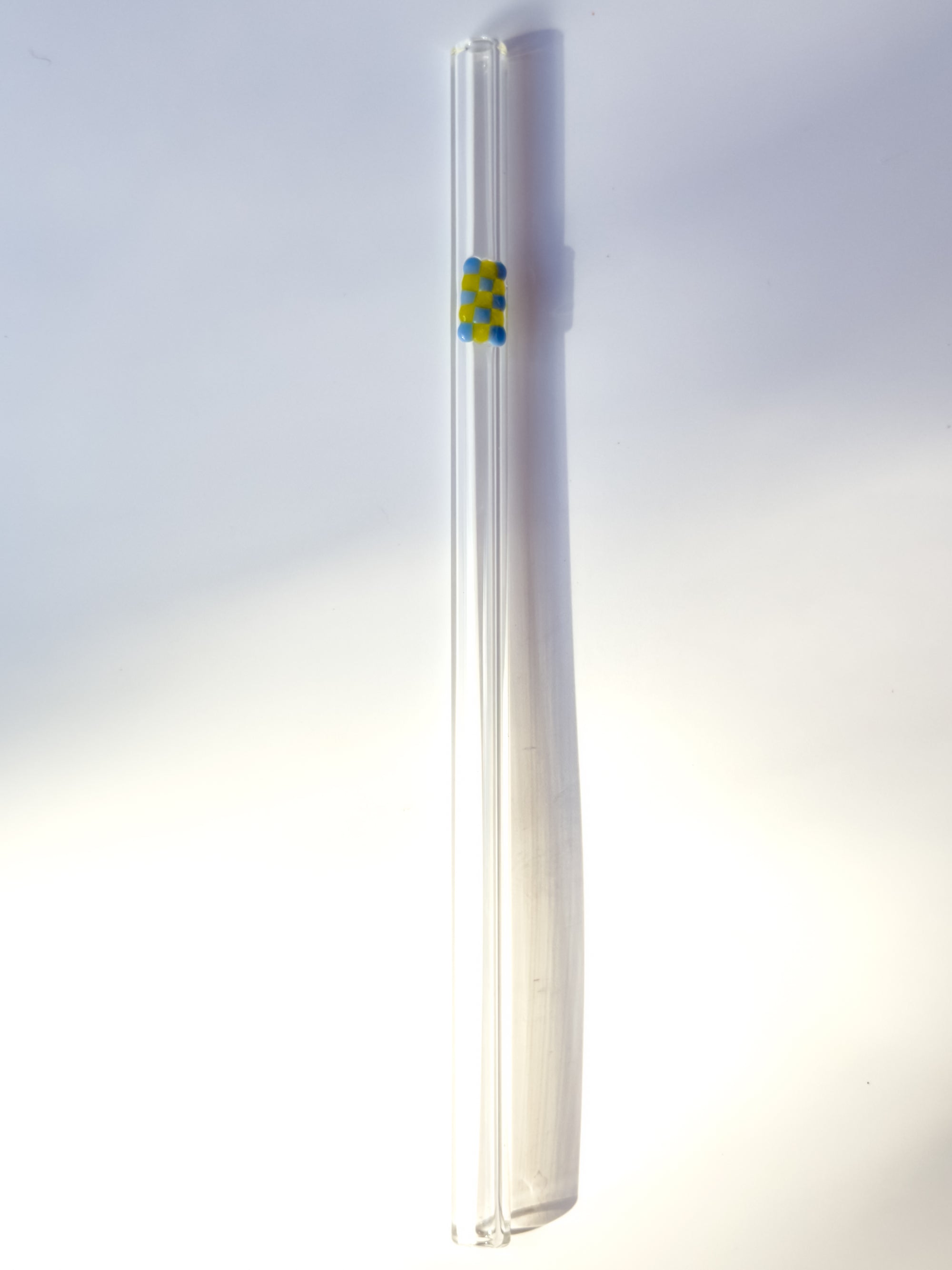 Glass Straws - Checkered