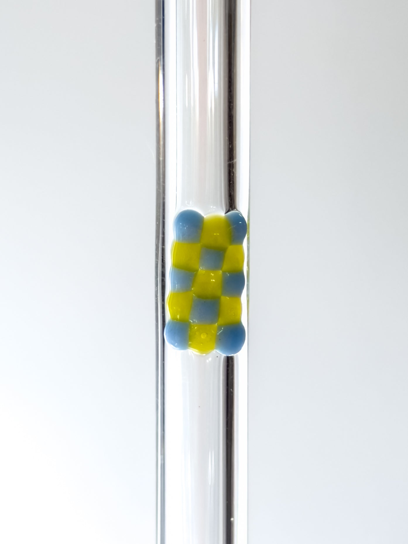 Glass Straws - Checkered