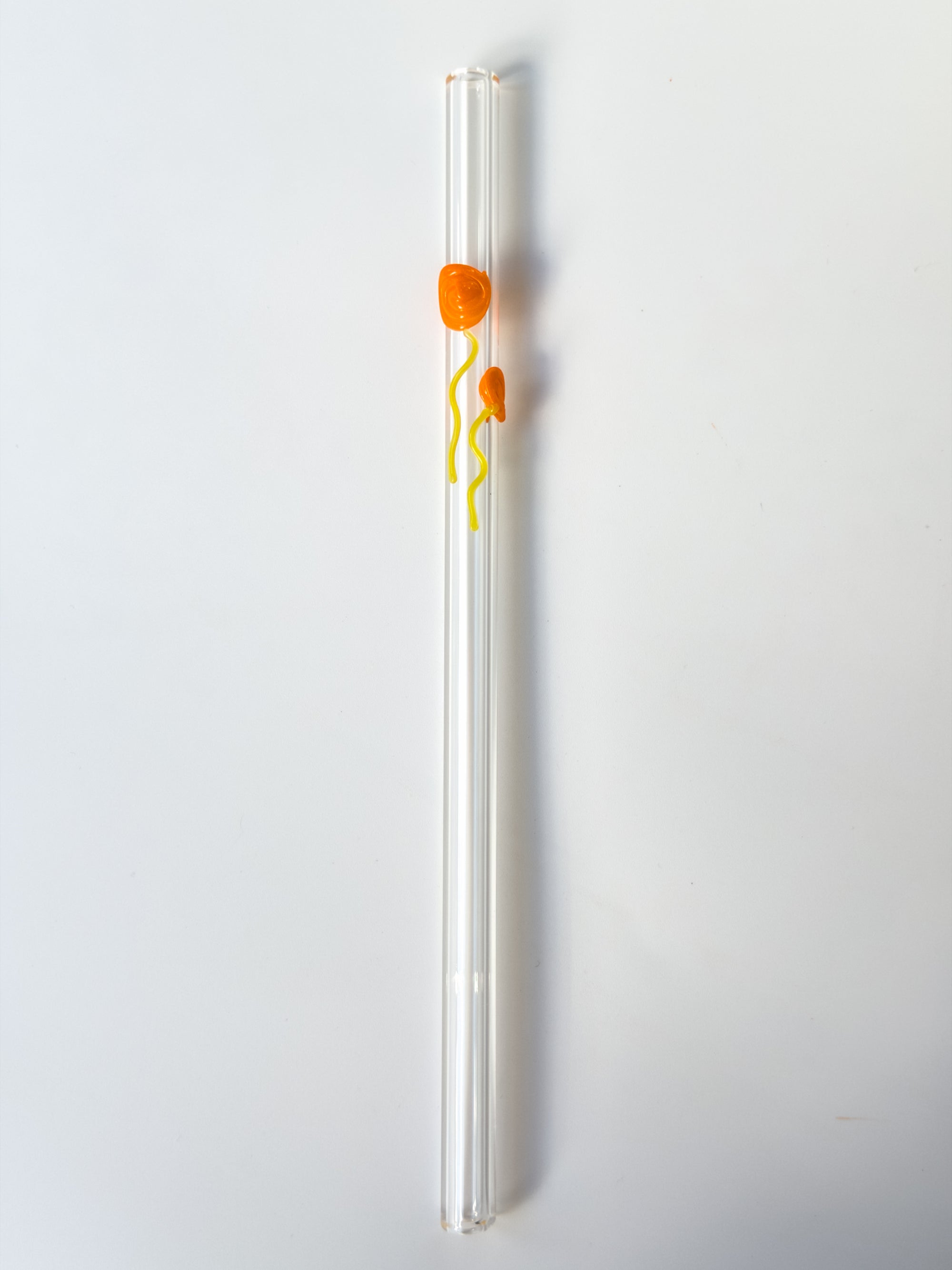 Glass Straw - Poppies