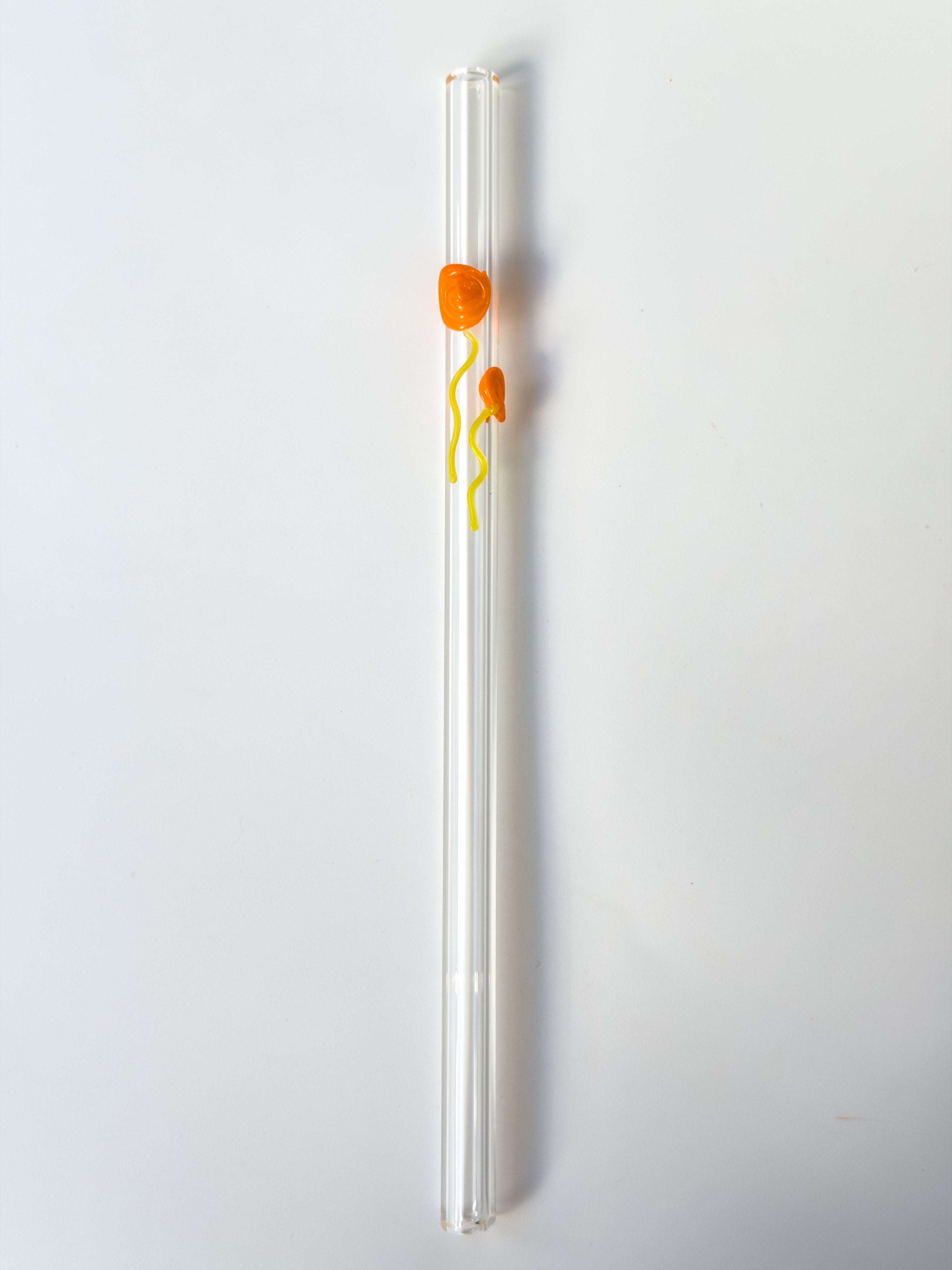 Glass Straw - Poppies