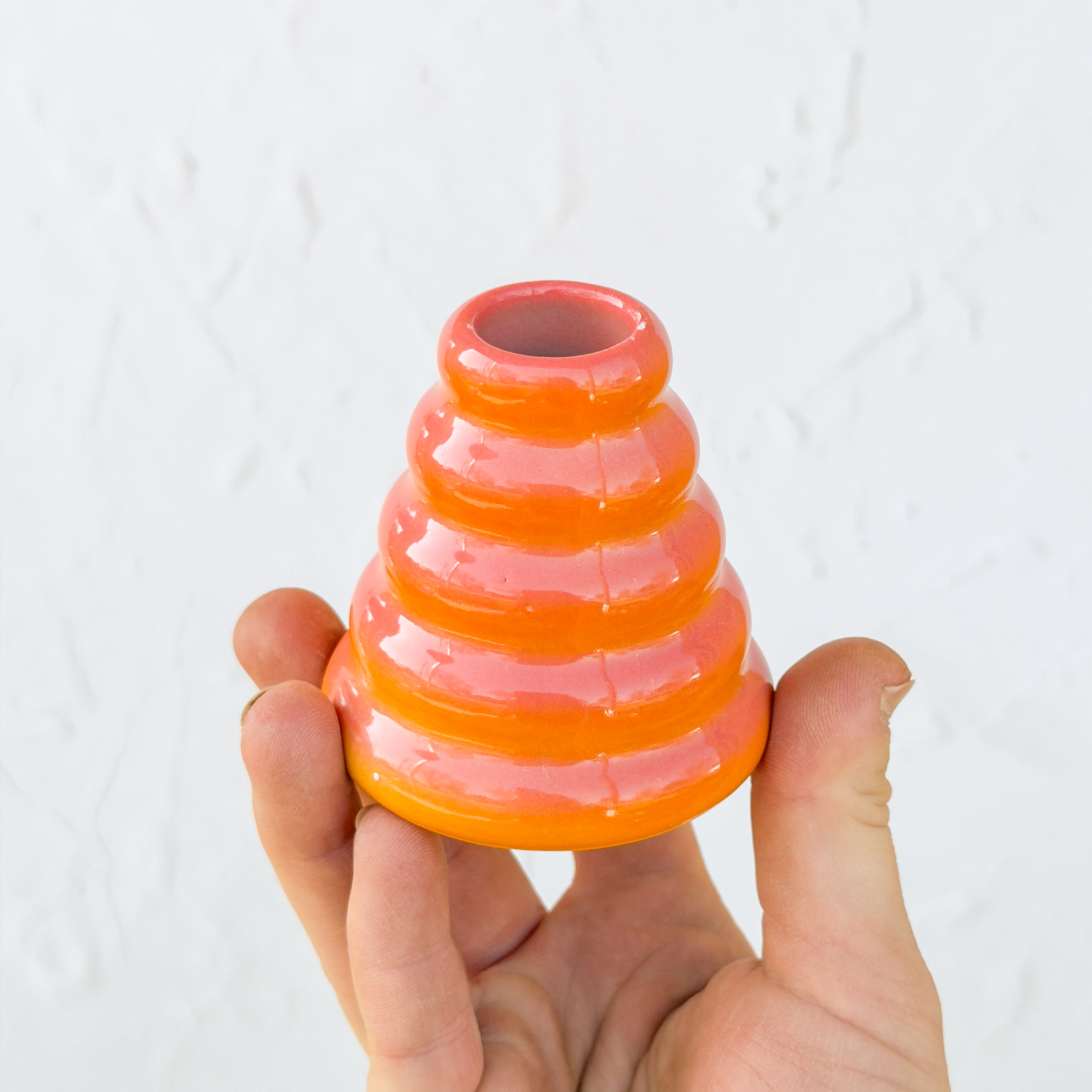 Buddy Vase in Hot Honey