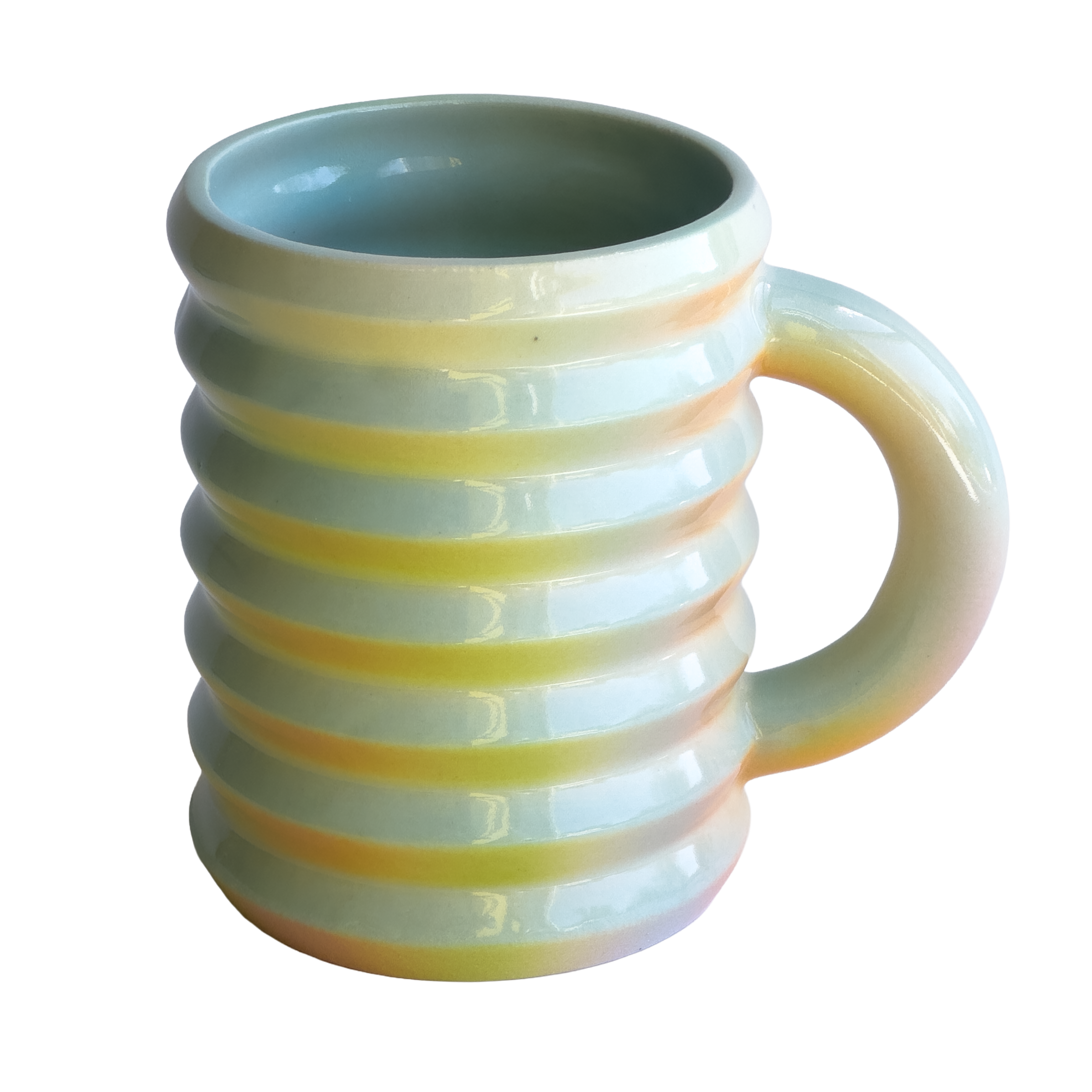 Wiggle Mug in Iridescent Clouds