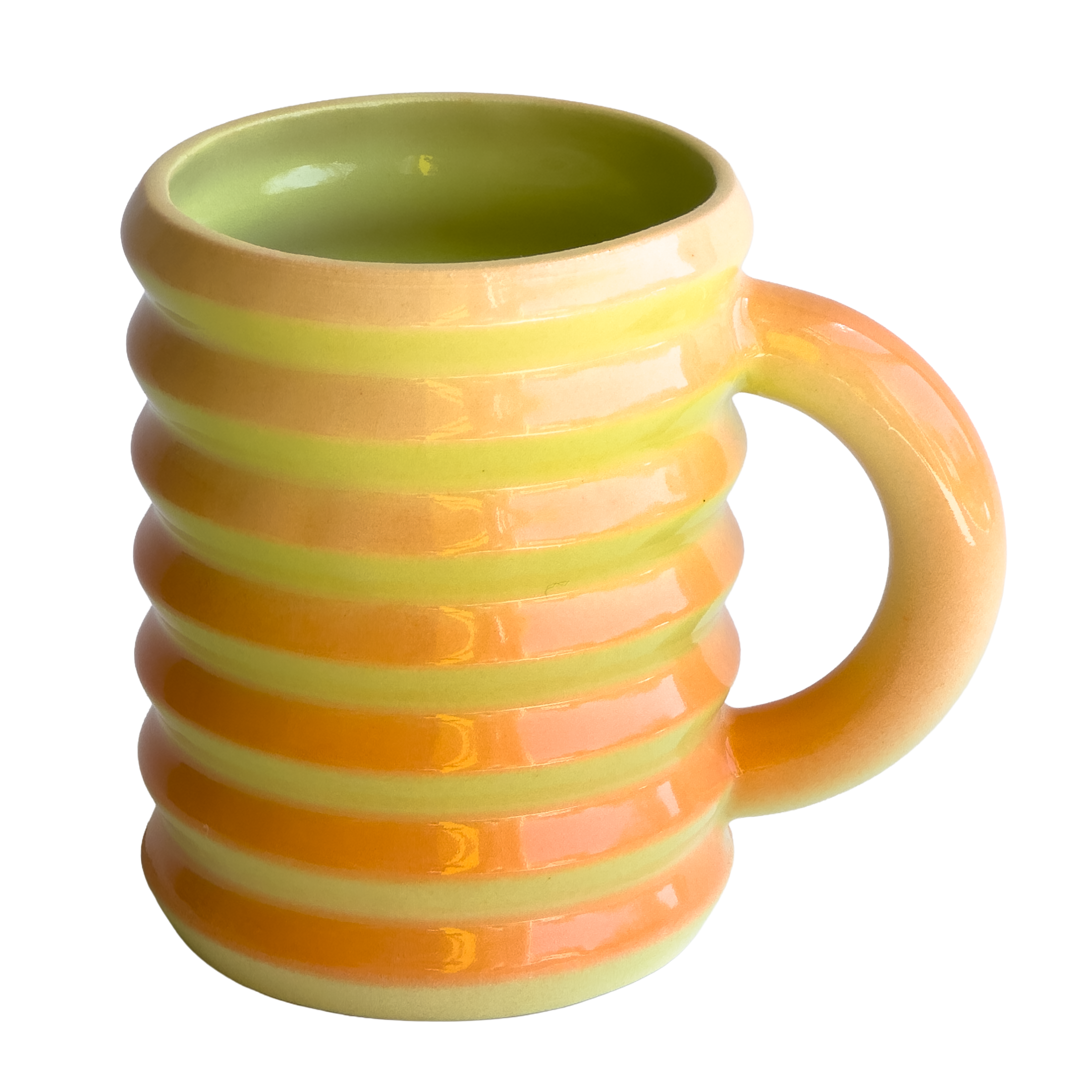 Wiggle Mug in Neon Melon