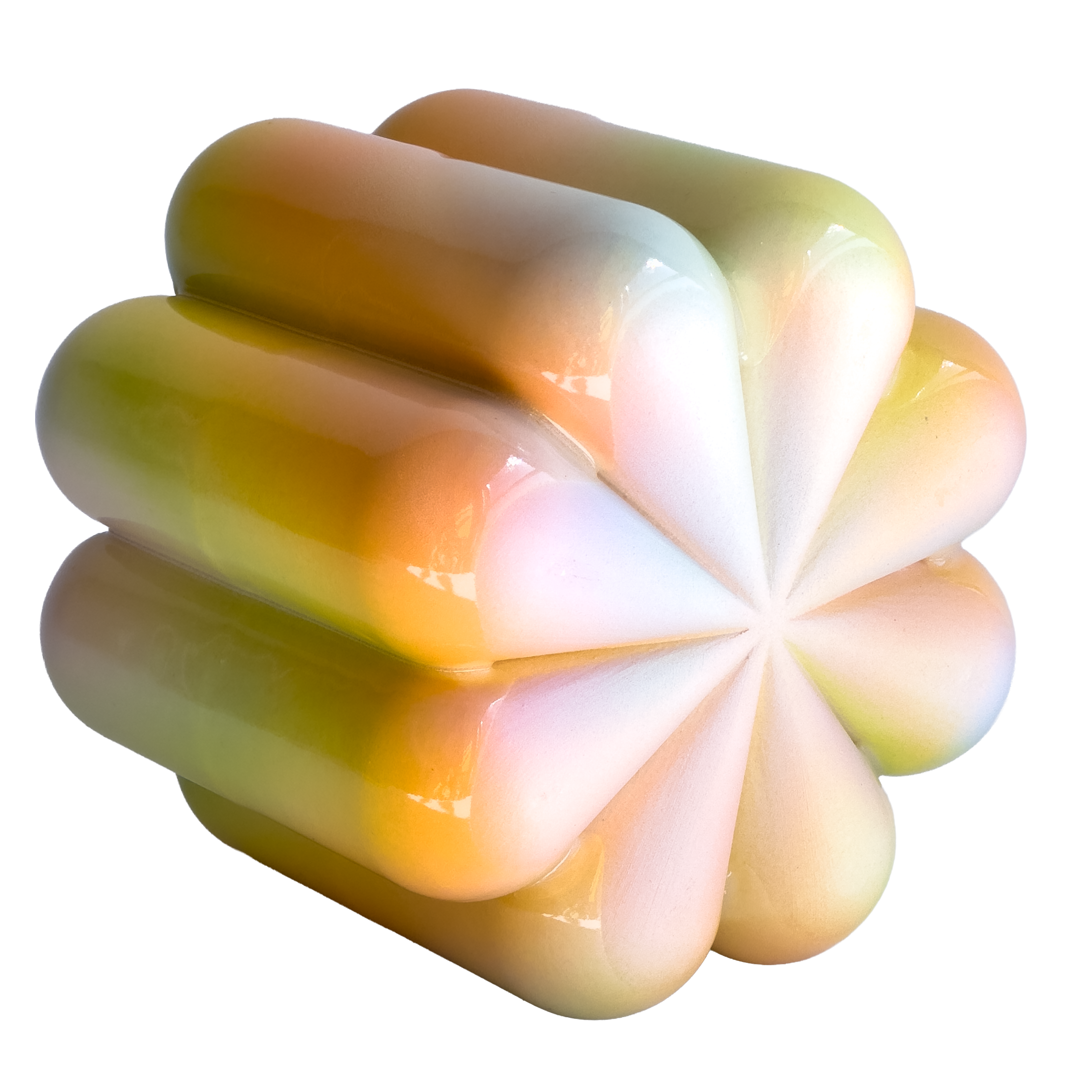 Scallop Planter in Iridescent Magic