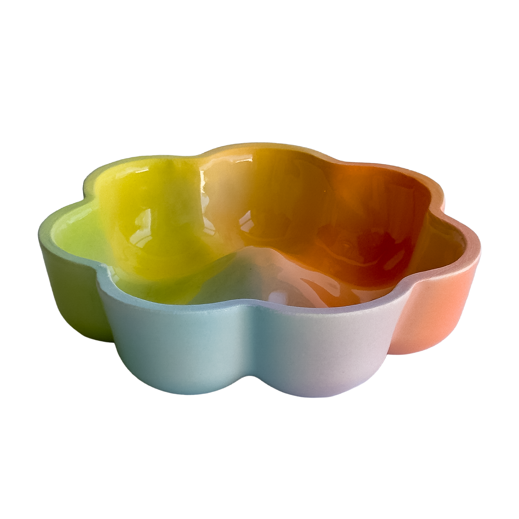 Catch All Dish in Rainbow