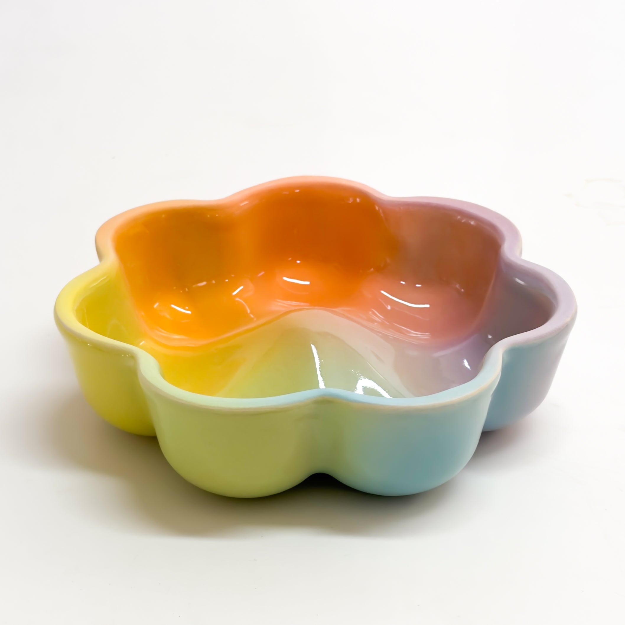 Catch All Dish in Pastel Rainbow